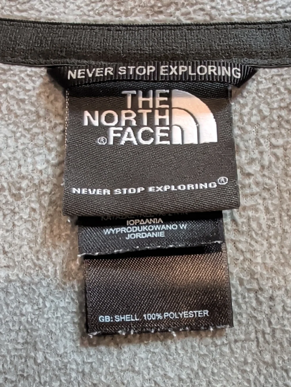 The North Face Light Gray Quarter-Zip Pullover